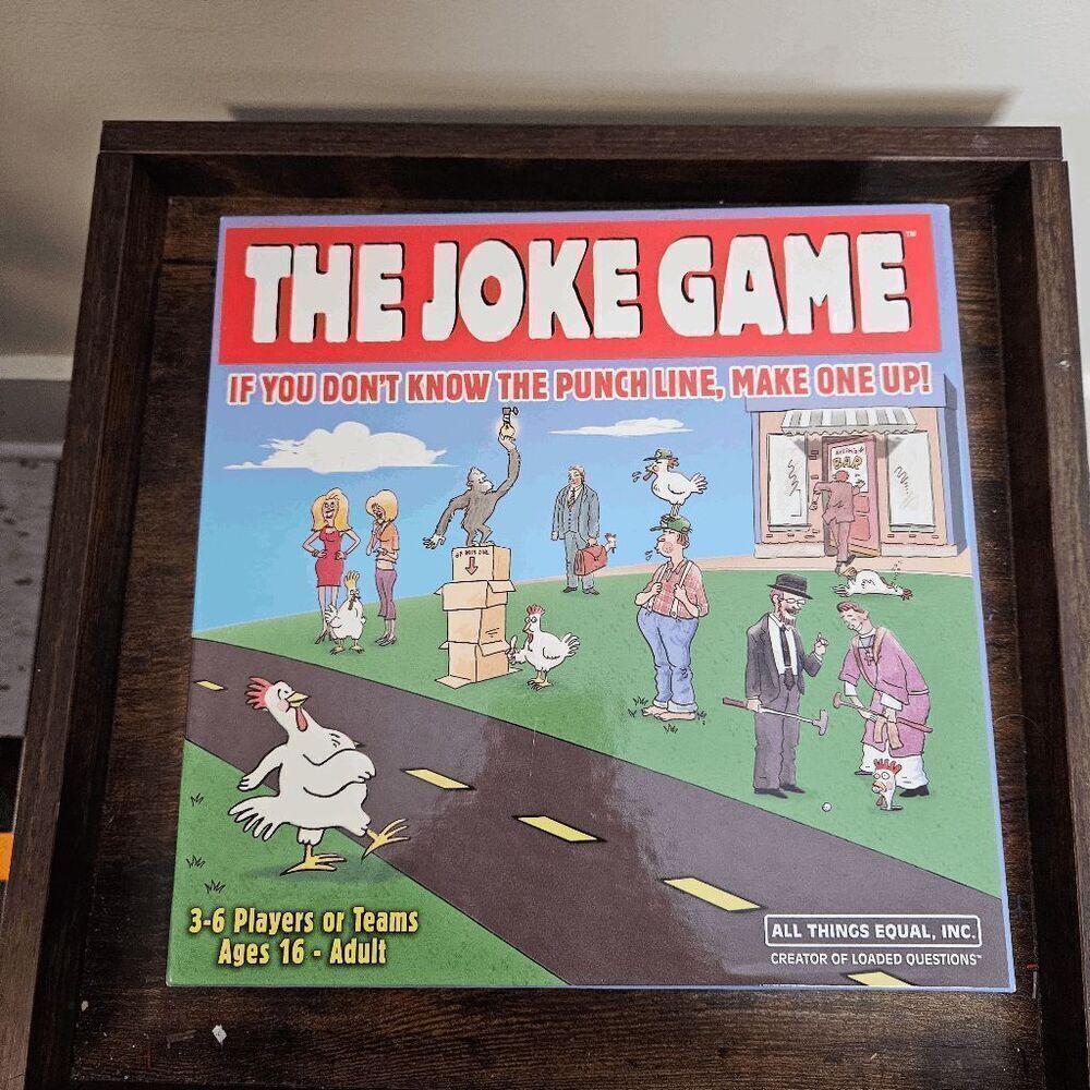 All Things Equal The Joke Game - If You Don't  Know the Punch Line, Make One! Bo